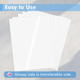 KOALA Sublimation Sticker Paper Glossy White Waterproof Vinyl 8.5x11 inch 25 Sheets, Quick Dry Vivid Colors Holds Ink well KOALA PAPER