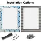 MUXYH 4 Pack White Sign Blanks, 14 x 10 Inches, Sturdy Rust Free Aluminum Metal Signs White Color Blank Sign, Waterproof, Easy Mounting, Indoor or Outdoor Use MUXYH