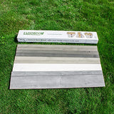 Luxdecor Real Wood Wall Planks for Wall- White Shiplap Boards 5" Peel and Stick Shiplap Boards 10 Pieces Wall Shiplap Planks Board 12.5 Sq Ft Luxdecor