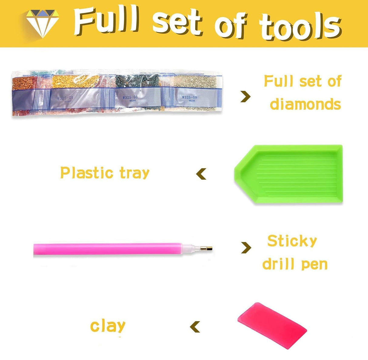 SKRYUIE 5D Large Diamond Painting Kits Tiger - DIY Diamond Art Kits for Adults Animal, Full Round Drill - Crystal Embroidery Cross Stitch - Craft for Wall & Office Decor - 12x30 inch / 30x80 cm C17 SKRYUIE