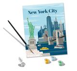 Ravensburger Relax CreArt New York City Paint by Numbers Kit | Perfect DIY Art Gift for Adults, Stress Relief, and Creative Hobby Ravensburger