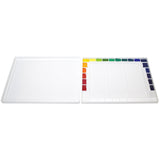 Masterson Aqua-Pro Watercolor Palette, Large 32 Well Palette for Mixing Paint, 11.5in x 15.5in, Lid Protects and Keeps Paint Clean, Plastic Paint Palette, Painting Palette, Paint Holder Masterson