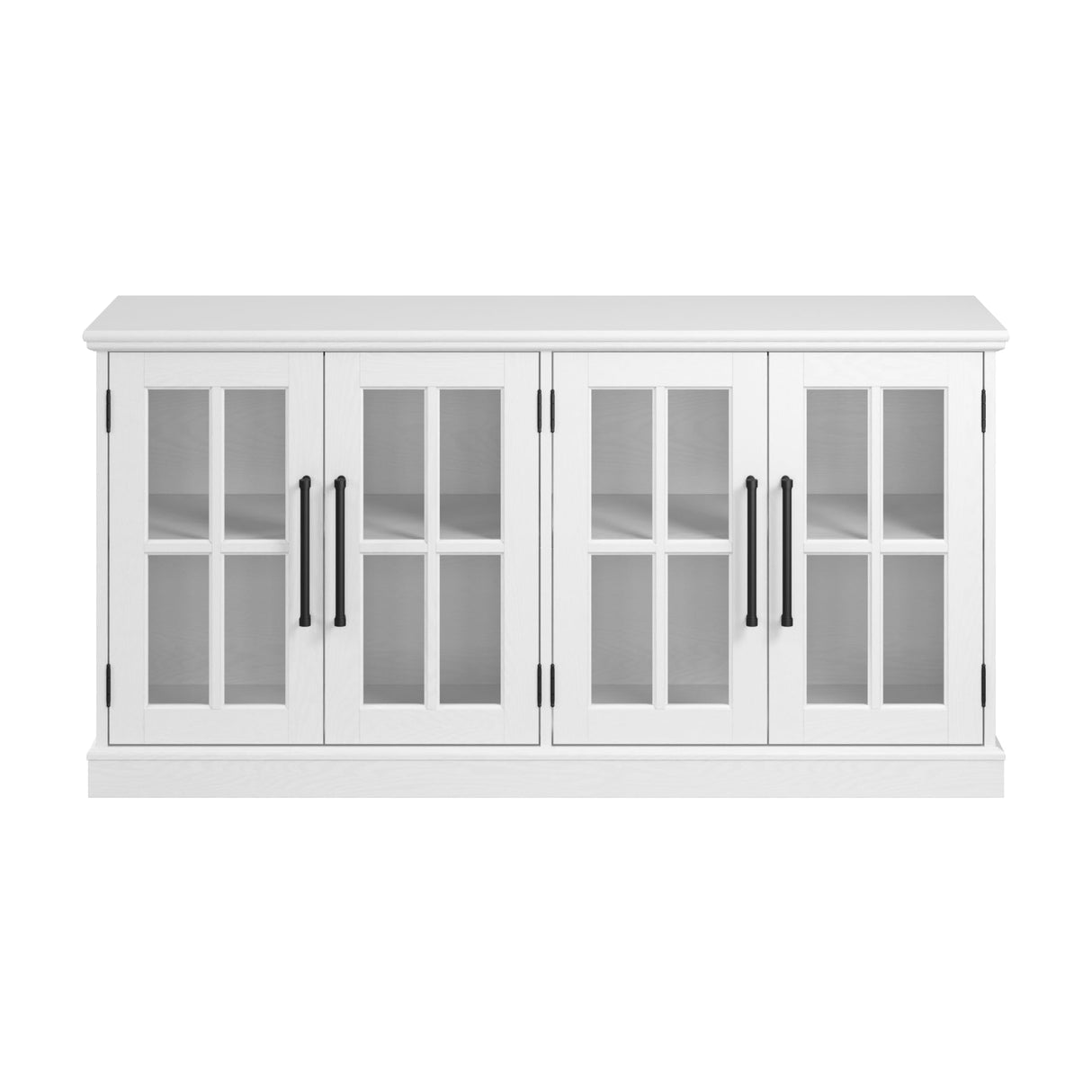 Bush Furniture Westbrook 60W TV Stand for 75 Inch TV in White Ash | Living Room Entertainment Center with Storage Bush Business Furniture