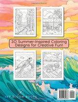 Splashes of Summer Coloring Book: 30 Unique and Relaxing Summertime Inspired Illustrations for Older Children, Teens, and Adults Independently Published