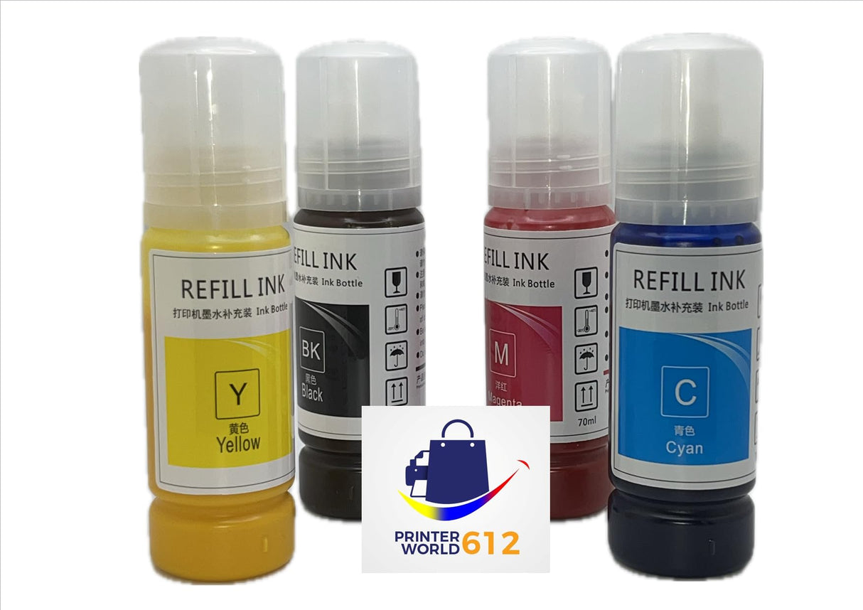 A4 Sublimation Printer for Clothes, T-Shirt Transfer Printing Machine, Direct to Film Printer. 4 Sublimation Ink Set: C/M/Y/B, Printing Paper,Tape Heat. Printers New GENERIC