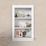 Recessed Medicine Cabinet with Shelves – in-Wall Medicine Cabinet Organizer for Bathroom, Kitchen or Bedroom – Modern White Niche Storage Cabinet 14x24 GOFEI