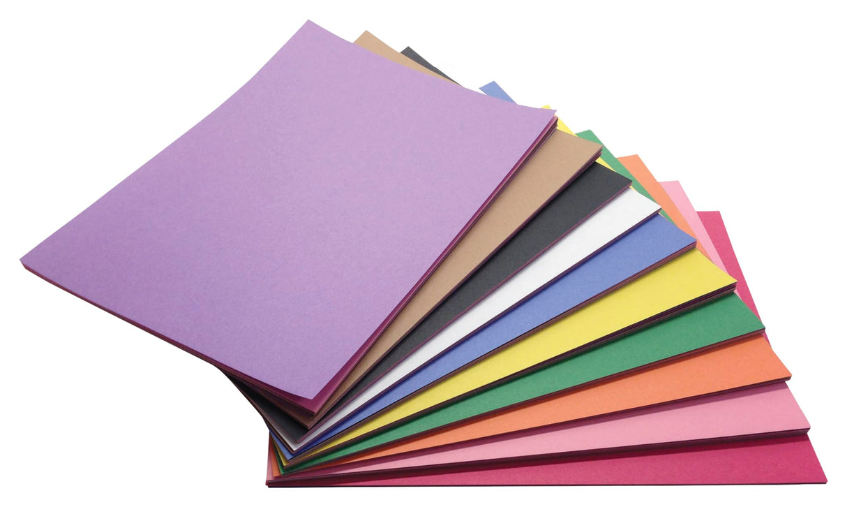 Childcraft Construction Paper, 9 x 12 Inches, Assorted Colors, 500 Sheets - 1465886 Childcraft
