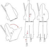 Holy Family Nativity Scene Outdoor Metal 4-Piece Set Includes Baby Jesus, Joseph, Mary & Angel. Large 45" Figures, Durable Anti-Rust, Flat All Metal with Sturdy 3-Prong Stakes THREE KINGS GIFTS THE ORIGINAL GIFTS OF CHRISTMAS