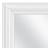 UWETIGH Full Length Door Mirror, 13 x 49 inches, White Frame UWETIGH