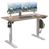 bilbil Electric Standing Desk 48 x 24 Inches, Height Adjustable Stand Up Desk Home Office Desks with 4 Memory Presets bilbil
