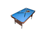 RACK Crux 55 in Folding Billiard/Pool Table (Blue) RACK