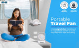 SAILPAK Ship-EEZ Cruise Ship Approved Fan, Magnetically Hangs from Stateroom Ceilings and Walls, The Original Cruise Fan SAILPAK