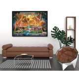 Educa - Savanna Coming to Life- 4000 Piece Jigsaw Puzzle - Puzzle Glue Included - Completed Image Measures 53.5" x 37.75" - Ages 14+ (19285) Educa