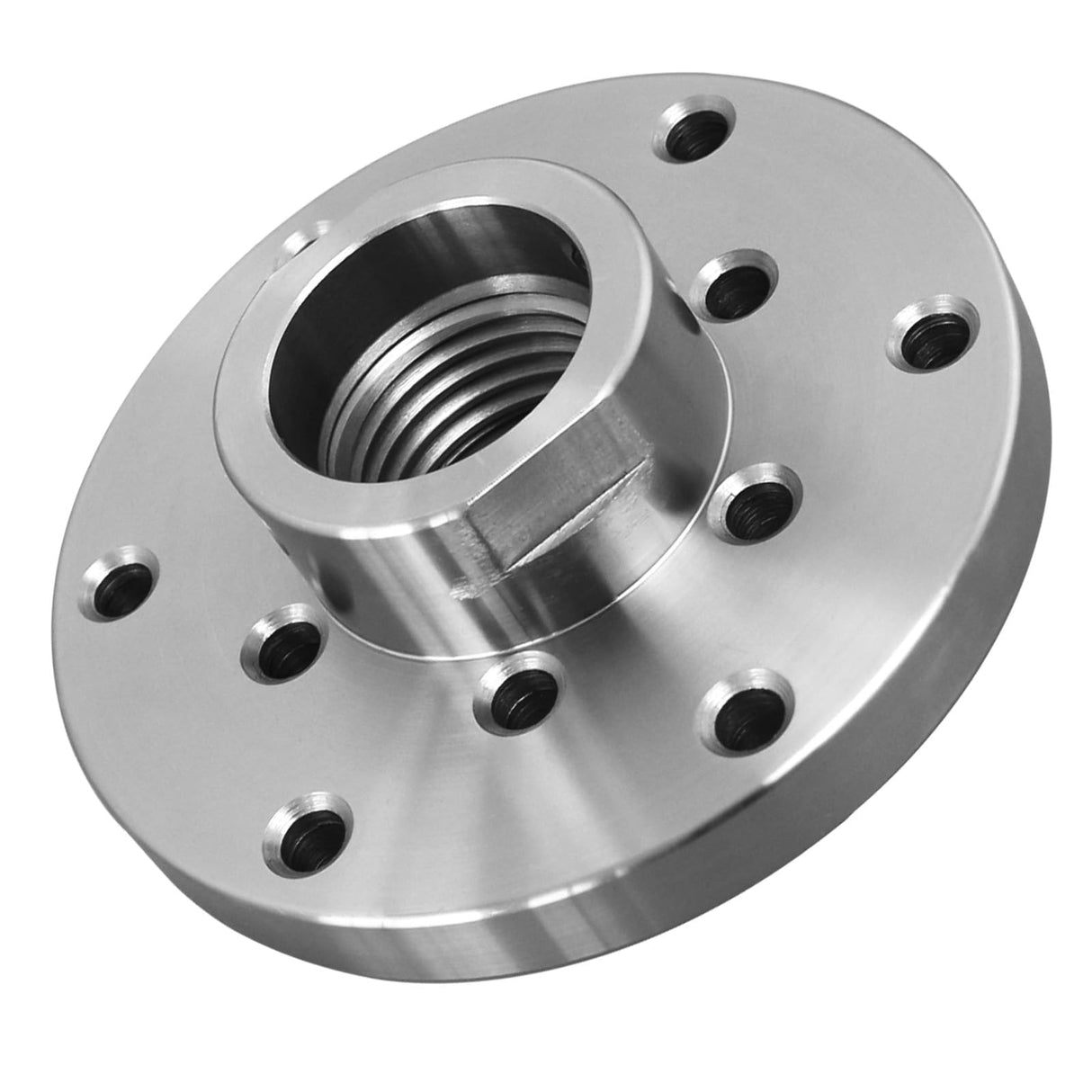 4" Woodworking Lathe Faceplate,Wood Lathe Steel Faceplate,5/8"TPI Spindle Thread,Wood Lathe Accessories PNBO