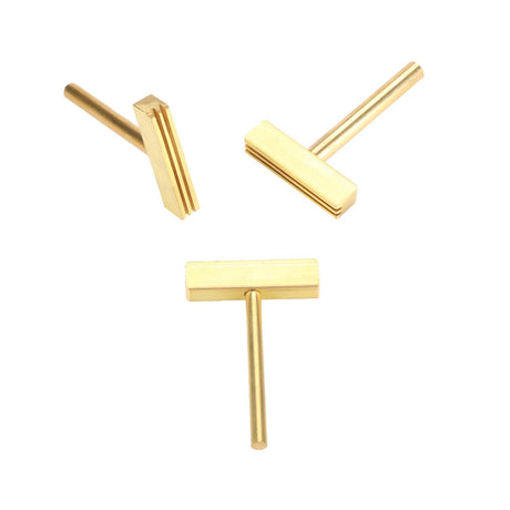3pcs/set 30W/40W/60W T Soldering Iron Tips,T Tip Soldering Iron Brass Silicon with Hot Press Stripe LCD Screen Flex Ribbon Cable Repair,for LCD Screen Flexed Cable Repair Repair Soft Wire SALUTUYA