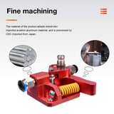 Bigtreetech Upgrade Dual Gear Extruder, Double Gear MK8 Extruder 3D Printer Dual Driver Stock Feeder All Metal 1.75mm Filament Extruder Kit for CR-10S Pro/CR-10/ Ender 3 V2/Ender 3/Ender 3 Pro Series BIQU