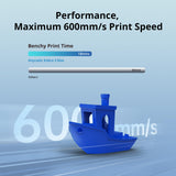 Anycubic 3D Printer Kobra 3 MAX Only, Support Multicolor Needs ACE Pro Large Printing Volume, 600mm/s High-Speed Precise Auto-Leveling & Anti-Skip Upgrade 420 * 420 * 500mm Print Volume ANYCUBIC