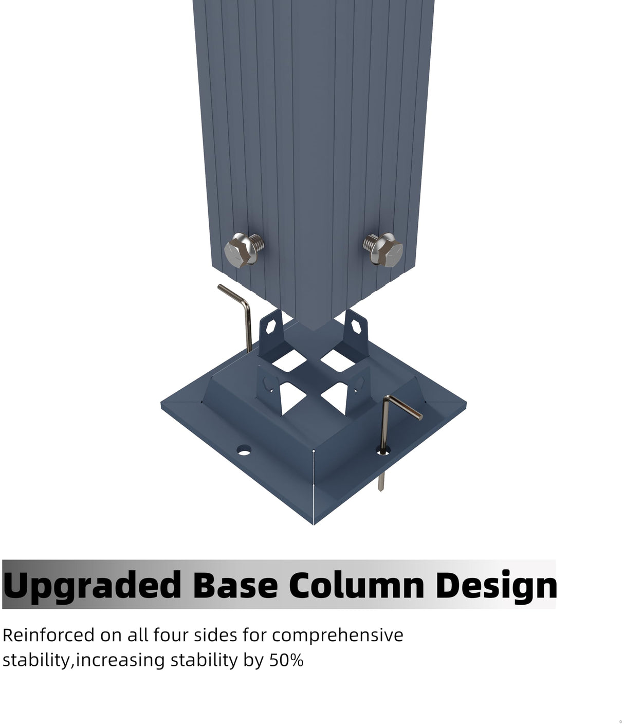 GarveeLife 10x10 Ft Aluminum Pergola, Outdoor Pergola with Adjustable Canopy, Reinforced Frame Metal Pergola for Backyard, Garden and Deck - Gray GarveeLife