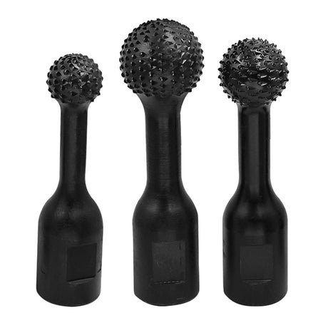 3 Pieces Sphere Rotary Burr Spherical Grinding Head Rotary File Wear Resistance Ball File Carbon Steel for Angle Grinder Polishing MagiDeal