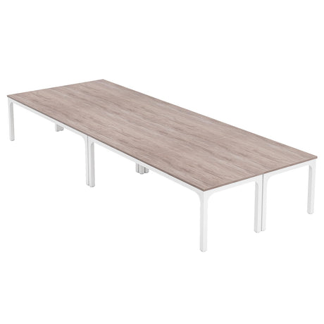 LITTLE TREE 13FT Conference Room Table, Large Rectangle Meeting Seminar Tables for 12-20 Person, Extra Long Business Tables for Office LITTLE TREE