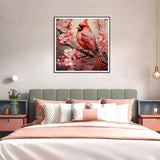 Anuver Cardinal Diamond Painting Kits for Adults, 5D DIY Diamond Art Kits for Beginners, Full Drill Diamond Painting Kits for Home Wall Decor, Bird, 12x12 Inch Anuver