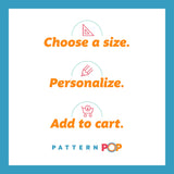 Pattern Pop - Personalized Kitchen Sign - Custom Name Wood Wall Sign - Rustic Farmhouse Decor - Hot and Fresh, Seasoned with Love, EST Year - 8 x 12 In (Mint) Pattern Pop