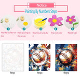 Motorbike Racing Painting Graffiti Motor Bike/Car Paint by Number Kits 16 x 20 inch Canvas DIY Motorcyclist Offroad Oil Painting for Kids Adults Beginner with Brushes and Acrylic Art(Frameless) TUMOVO