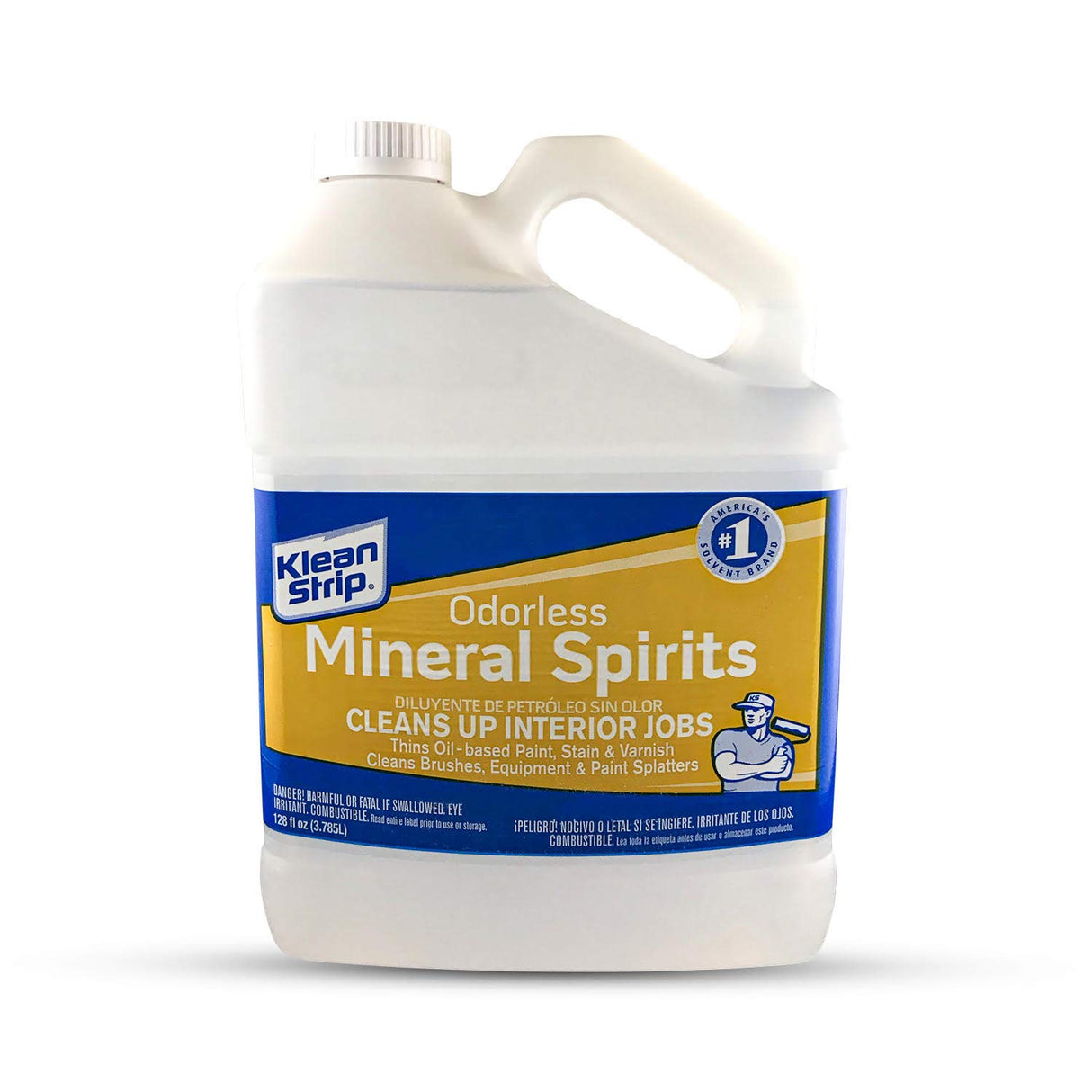 KLEAN-STRIP GKSP94214 Odorless Mineral Spirits, 1-Gallon KLEAN-STRIP