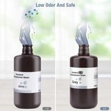 ELEGOO Upgraded Standard 3D Printer Resin, Photopolymer 405nm UV Curing Resin 2.0 for LCD/DLP 3D Printing Grey 1000G ELEGOO