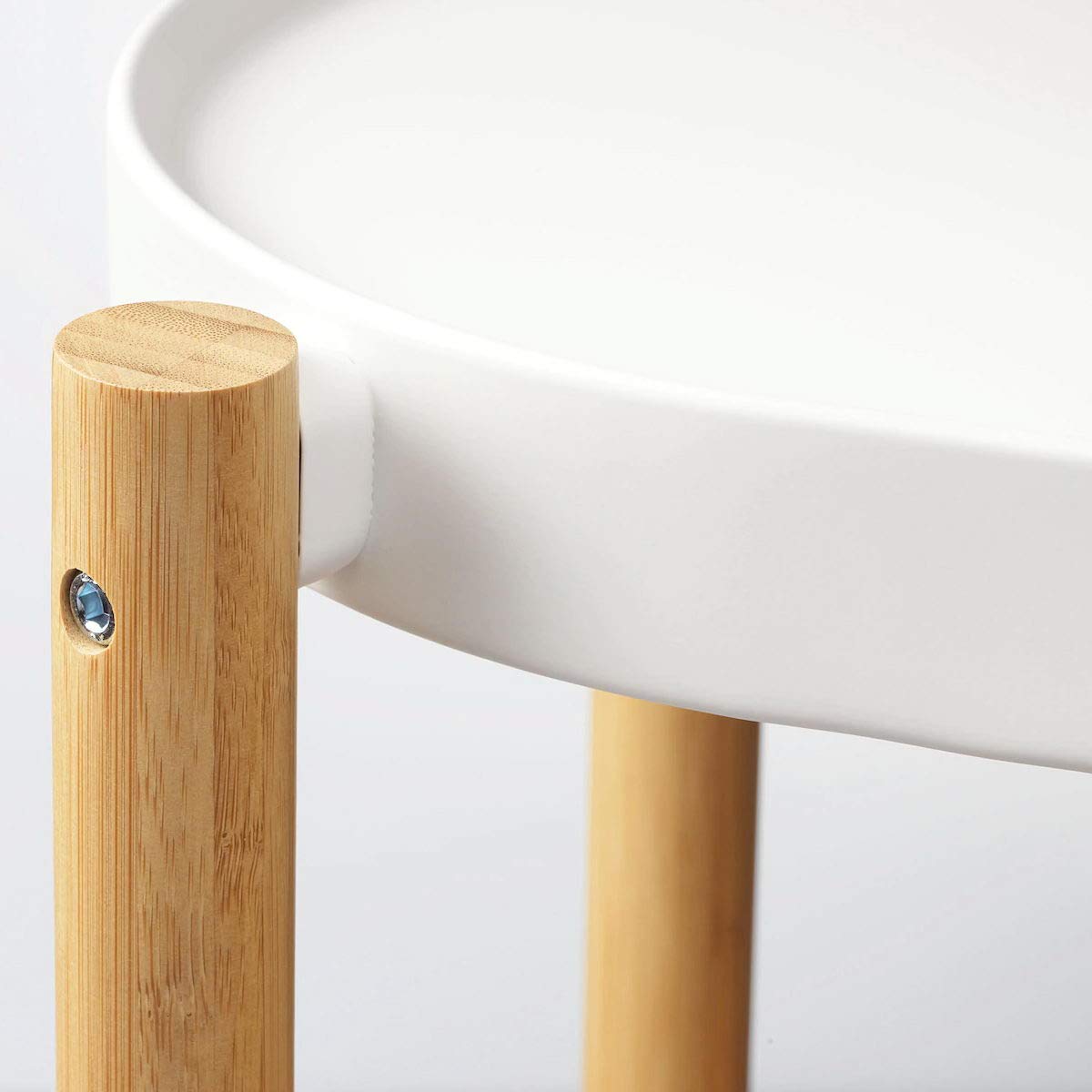 Wisuce Bamboo Shelf Indoor, 2 Tier Window Tall Stand Table for Multiple Plants… Wisuce