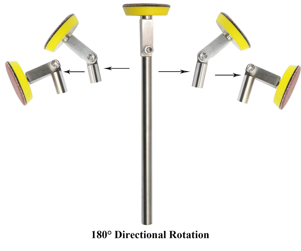 Dirtech Sander Sanding Tool with 1", "2", "3" Foam Loop Sander Pad and 90pcs Sandpaper for Woodworking Wood Turning on Lathe Dirtech