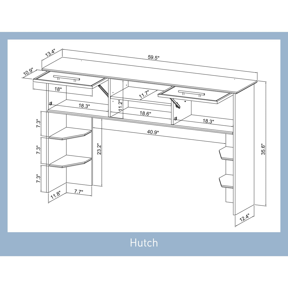 Realspace® Koru 60"W Hutch for Koru L-Shaped Or Straight Computer Desks, Natural Oak Realspace