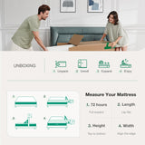 Novilla 10 Inch King Mattress Gel Memory Foam with Comfort Foam & Breathable Soft Cover for Cool Sleep King Size Mattress in a Box Medium Plush King Bed Mattress Novilla