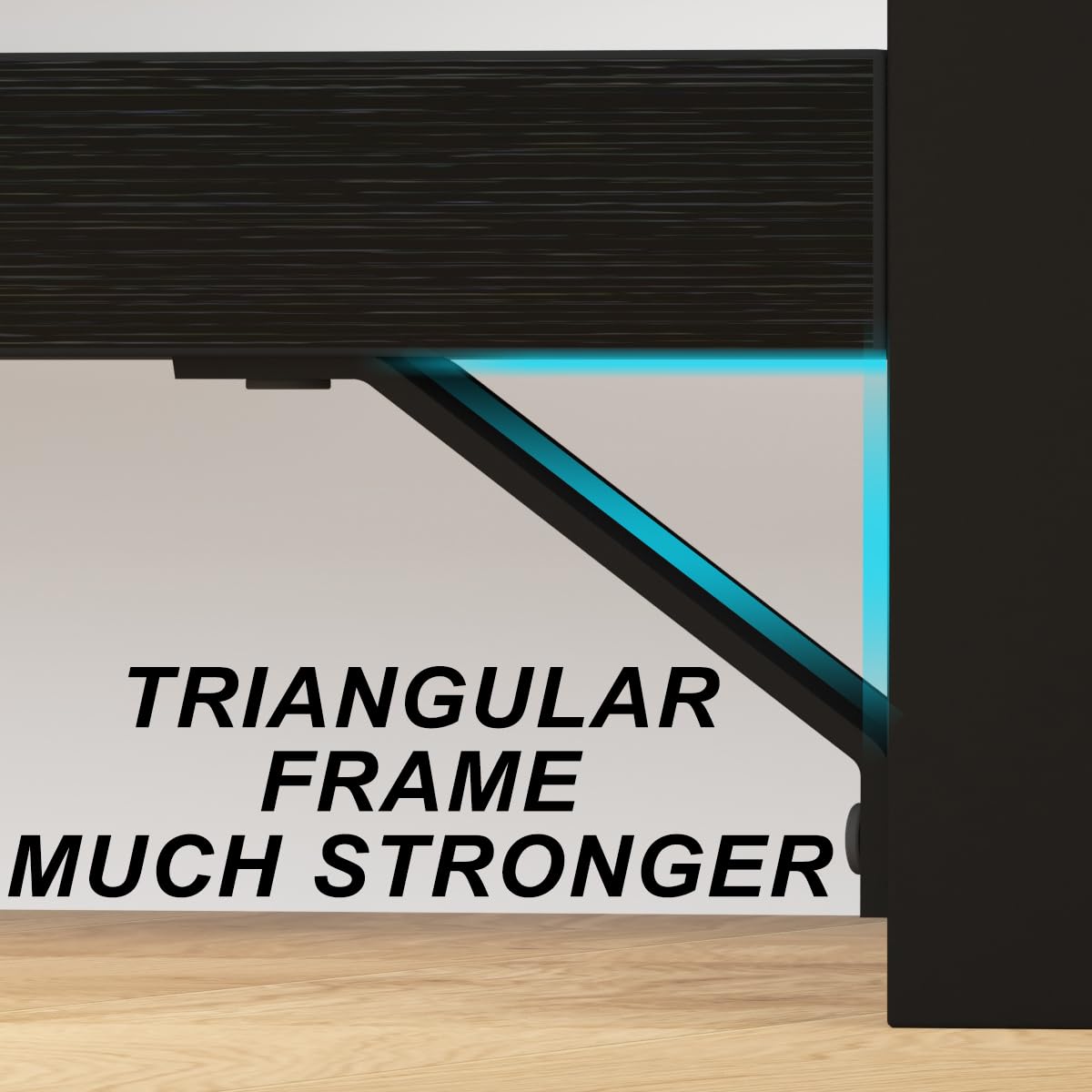 IBF Industrial Modern 5-Cube Storage Organizer Bookshelf in Black Oak, 47 Inch IBF