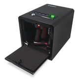 Stealth Biometric Handgun Hanger Safe Quick Access Pistol Security Box CA DOJ Approved Stealth