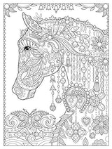 Creative Haven Dream Horses Coloring Book: Relax & Find Your True Colors (Adult Coloring Books: Animals) Dover Publications