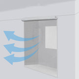 TGEHAP Carport Replacement Sidewall Replacement Sidewall Tarp Top for 10' x 20' Carport Frame Replacement Side Wall Cover Top Cover and Frame Not Included (White) TGEHAP