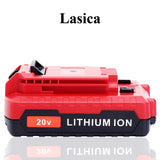 Lasica 2Pack Compatible with Porter Cable 3.0Ah 20V Battery, Replacement for Porter-Cable 20-Volt Battery PCC681L PCCK6118 PCCK647LB PCC685LP PCC682L PCC680L 20Volt MAX Cordless Tool Battery Packs Lasica