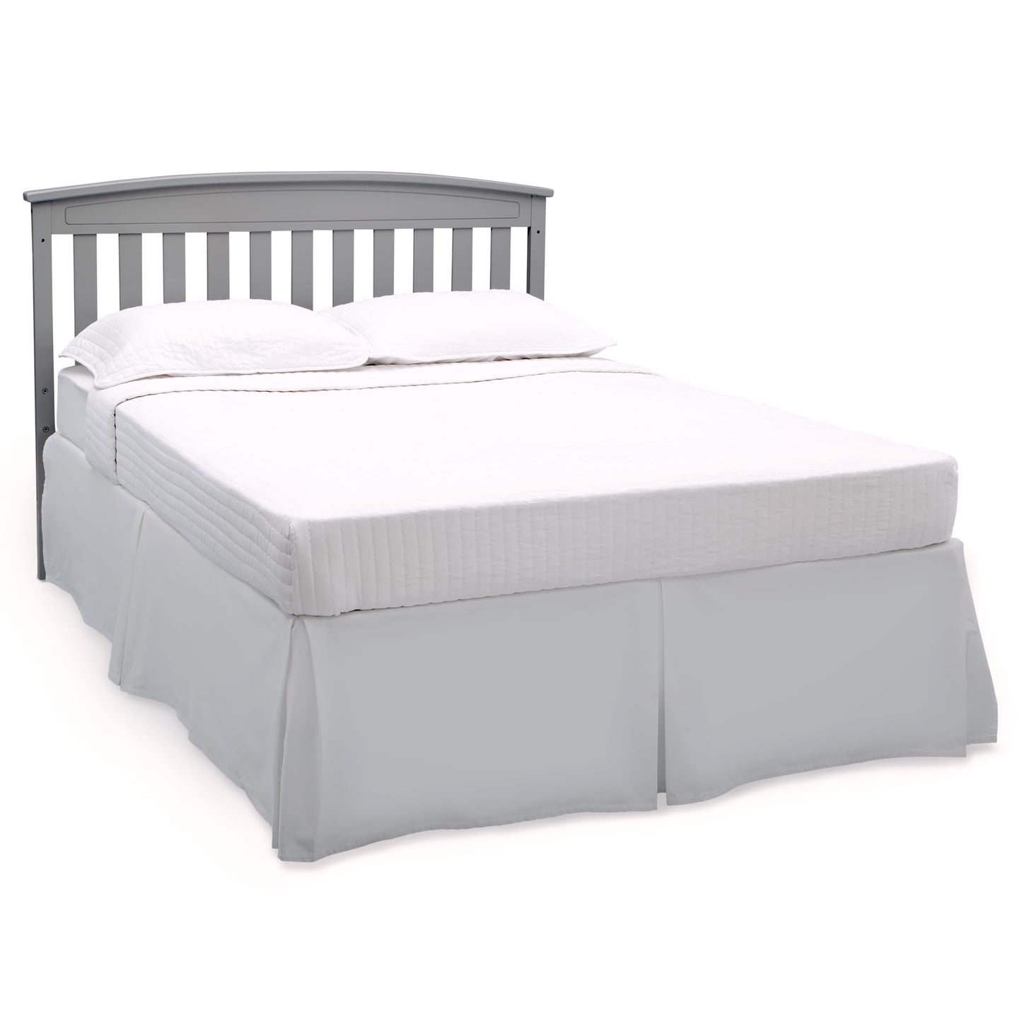 Delta Children Gateway 4-in-1 Convertible Crib - Greenguard Gold Certified, Grey - WoodArtSupply