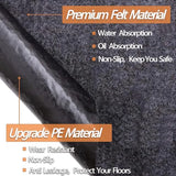 10 x 12 FT Outdoor Storage Shed Mat, Waterproof Storage Shed Flooring Mat, Anti-Slip Patio Furniture Floor Scratch Prevention Mat, Dustproof Outdoor Carport Mat Ahpuhtan