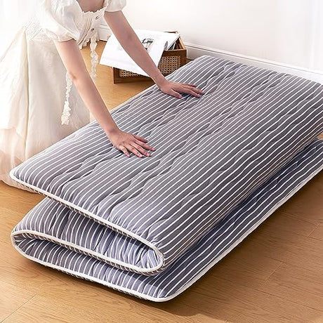 jzbearapt Premium Foam Japanese Floor Mattress Futon Mattress,100% High Density Comfortable Foam,Thicken Tatami Mat Sleeping Pad,Portable Kids Adults Sleeping Mats for Guest Room, Dormitory jzbearapt