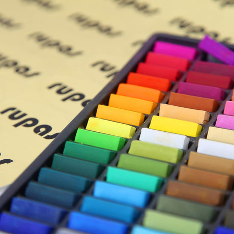 Rupas Soft Dry Pastel 48 Color Set Square Chalk Rupas