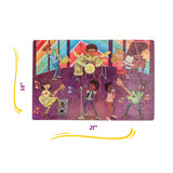 Upbounders Musical Crossroads Kids Puzzle | 72 Piece Jumbo Jigsaw Puzzles for Kids Boys Girls Ages 5-9 | Music Themed | Joyfully Diverse Multicultural Upbounders