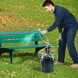 VEVOR Spray Paint Pressure Pot Tank, 10L/2.5gal Air Paint Pressure Pot, 1.5mm+4mm Two Nozzles Two Spray Paint Guns for Industry Home Decor Architecture Construction Automotive Painting, 60PSI Max VEVOR