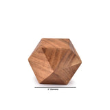 NIRMAN Acacia Wood Decorative Wood Ball for Centerpiece or Individual Use Ideal for Use in Living, Dining Room, Coffee Table Centerpiece Home Décor (3" x 3" x 3"), (Set of 3) NIRMAN