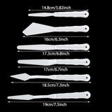 Plastic Spatula Palette Knives Set 30Pcs(5 Pack), KELIFANG Painting Knife for Mixing, Spreading, Scratching, Layering Colors, Thin and Flexible Art Tools for Carving, Oil, Acrylic, Watercolor Painting KELIFANG