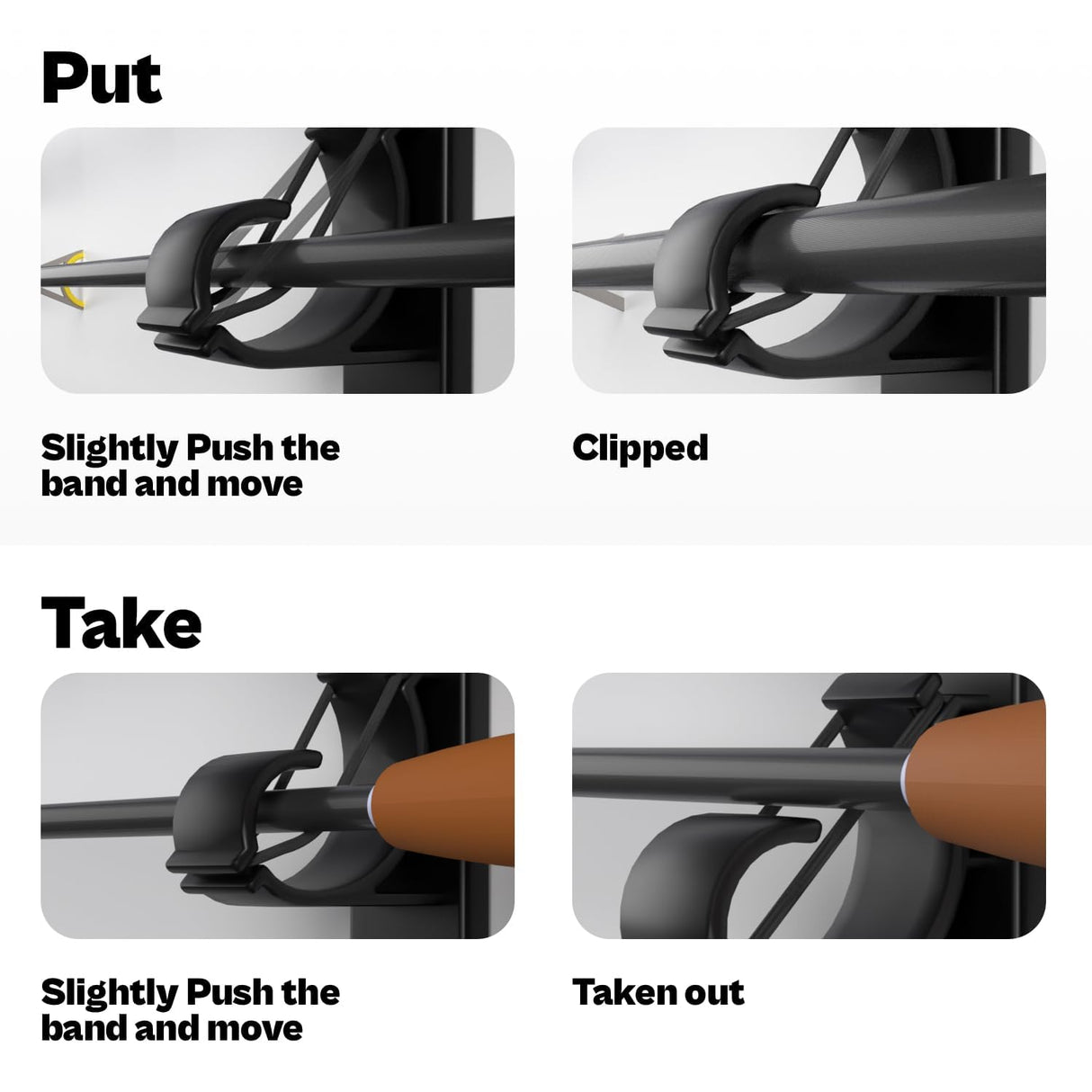 OJYDOIIIY Wall Mount Fishing Rod Holders,Vertical Fishing Pole Storage Rack for Garage OJYDOIIIY