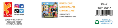 Ceaco - Food Trucks - Pip's Pizza Truck - 500 Piece Jigsaw Puzzle