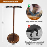 SMMYMGF Fishing Pole Holders for Garage, Wooden Fishing Rod Rack, Floor Stand Holds up to 15 Rods,Fishing Gear and Equipment Storage Organizer, Fishing Gifts for Men and Boys. SMMYMGF