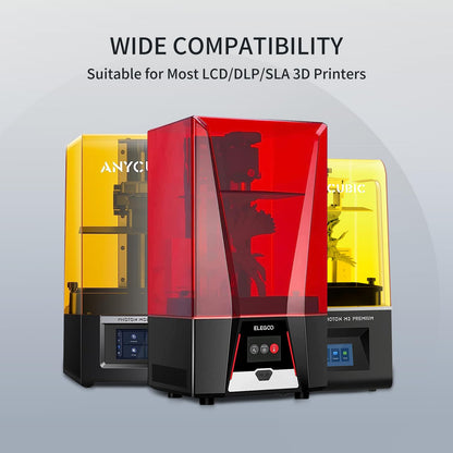 YOUSU ABS-Like 3D Printer Resin 1kg Gray, Rapid LCD UV-Curing Resin 405nm, Standard Photopolymer Resin for LCD 3D Printer